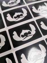 Stitch Blue Dog Glitter Tattoo